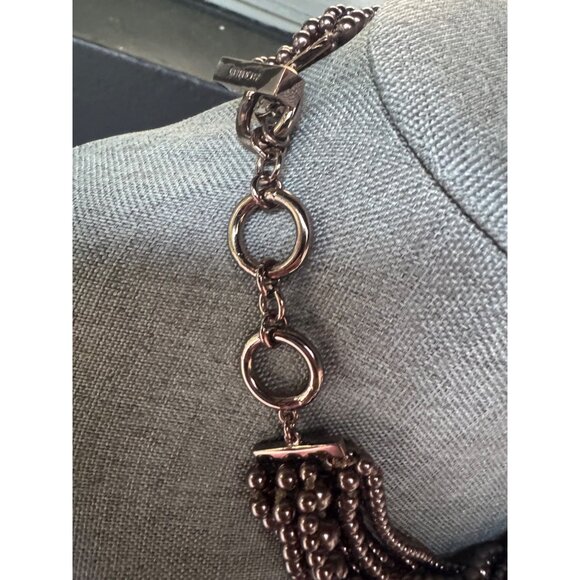 Givenchy Multi-Strand Beaded Necklace With Adjustable Clasp - Elegant Statement - Picture 3 of 5